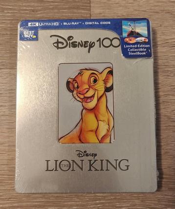 The Lion King - Disney 100 4K Ultra HD Blu-Ray Steelbook beschikbaar voor biedingen
