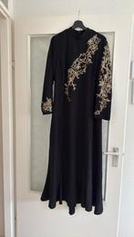 Avondjurk zwart / goud, Kleding | Dames, Gelegenheidskleding, Ophalen, Galajurk, Zwart, Maat 46/48 (XL) of groter
