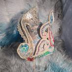 antieke theater hoed showgirl Mata Hari kostuum hoofdtooi, Antiek en Kunst, Antiek | Kleding en Accessoires, Ophalen of Verzenden