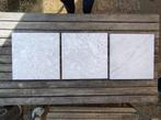3 wit marmeren tegels (Carrera), Ophalen, Zo goed als nieuw, 10 m² of meer, Wandtegels