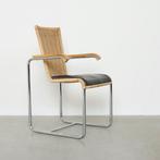 6x Tecta stoelen jaren 70 80 vintage design leer, Ophalen, Overige kleuren, Metaal, Vijf, Zes of meer stoelen
