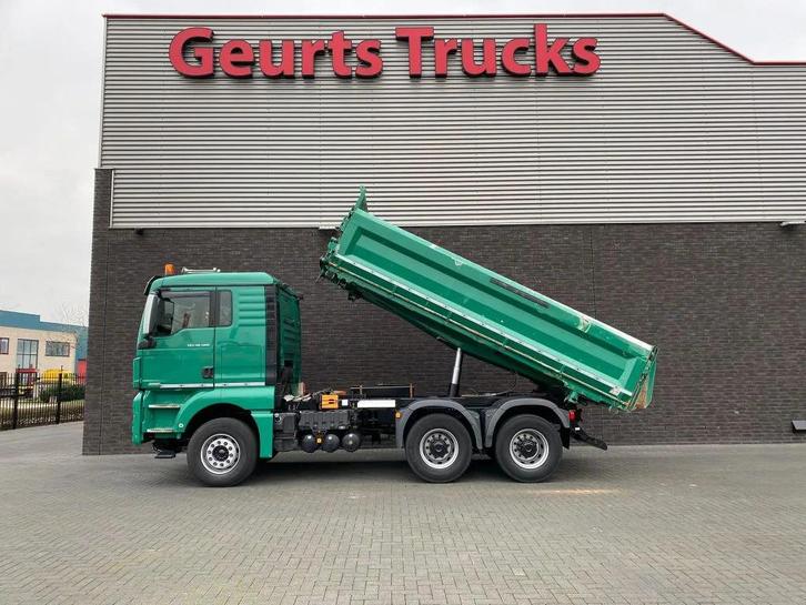 MAN TGX 26.560 6X4 BB + 3 ZIJDIGE KIPPER/TIPPER BORD MATIC, Auto's, Vrachtwagens, Bedrijf, Te koop, ABS, Airconditioning, Centrale vergrendeling