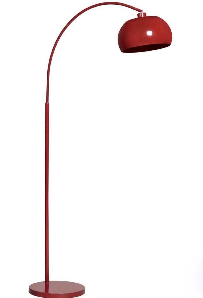 Rode Vloerlamp van Kwantum, Huis en Inrichting, Lampen | Vloerlampen, Gebruikt, 150 tot 200 cm, Metaal, Ophalen