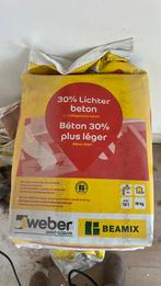 5 zakken Lichtgewicht beton van Weber, Doe-het-zelf en Verbouw, Metselstenen, Ophalen, Nieuw, Beton