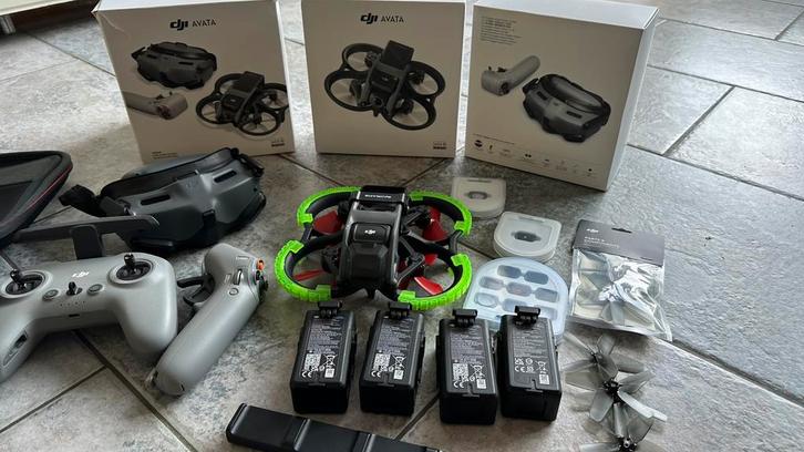 DJI Avata Fly More Combo, complete set - Zo goed als nieuw!, Audio, Tv en Foto, Drones, Zo goed als nieuw, Ophalen of Verzenden