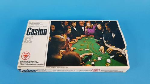 Casino-Set vintage kaartspellen met speelgeld ASS 7402. 6B11, Hobby en Vrije tijd, Gezelschapsspellen | Kaartspellen, Gebruikt