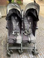 Maclaren twin buggy goed werkend duo paraplu, Kinderen en Baby's, Buggy's, Regenhoes, Gebruikt, Ophalen of Verzenden, Maclaren