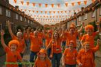 Grote partij Oranje vlaggen vlaglijnen van 11 meter, Versiering, Adam, ., Nieuw