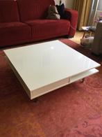 Salontafel (Ikea) wit 95x95 cm, 50 tot 100 cm, Minder dan 50 cm, Modern, Gebruikt