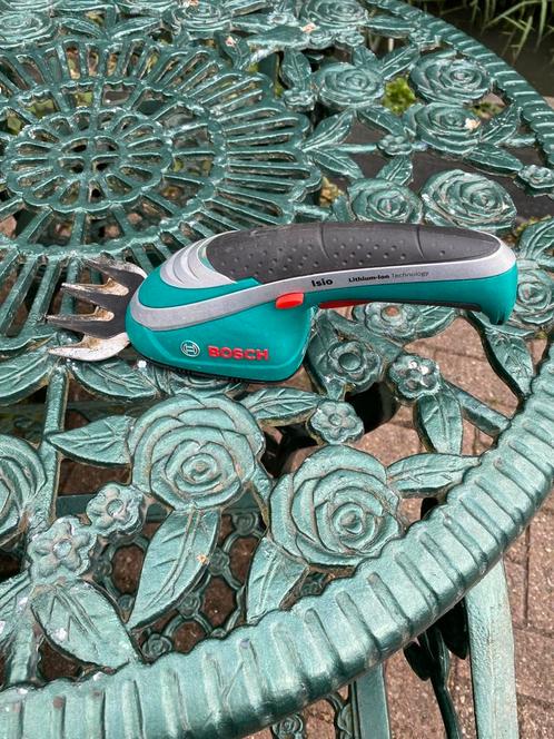 Bosch Isio gras- en snoeischaar, Tuin en Terras, Hand-tuingereedschap, Gebruikt, Overige soorten, Ophalen of Verzenden