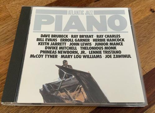CD ATLANTIC JAZZ PIANO VARIOUS 1986 ATLANTIC LABEL GERMANY, Cd's en Dvd's, Cd's | Jazz en Blues, Gebruikt, Jazz, 1980 tot heden