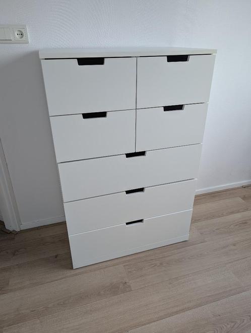 IKEA NORDLI ladekast 7 lades - Wit, Huis en Inrichting, Kasten | Ladekasten, Zo goed als nieuw, 100 tot 150 cm, 50 tot 100 cm