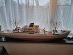 Prachtige Oranje Nassau 130 cm in luxe vitrinekast., Hobby en Vrije tijd, Modelbouw | Boten en Schepen, Ophalen, 1:50 tot 1:200
