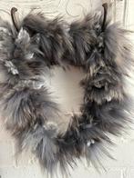 Mooie luxe grijze bontkraag, Ophalen of Verzenden, Zo goed als nieuw, Grijs