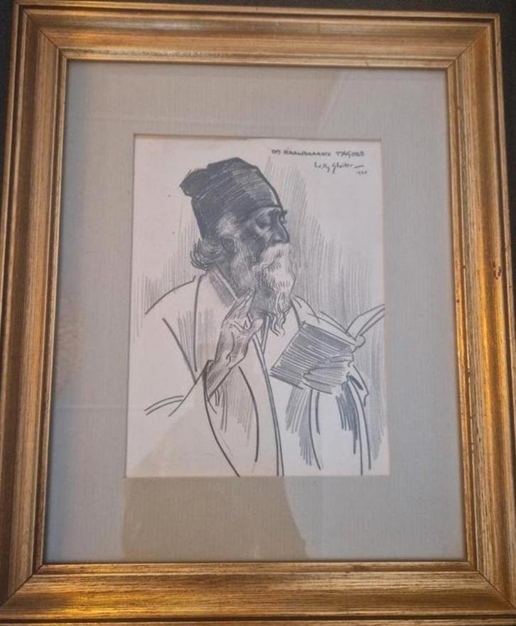 ORIGINELE WILLY SLUITER TEKENING, Antiek en Kunst, Kunst | Tekeningen en Foto's, Ophalen of Verzenden