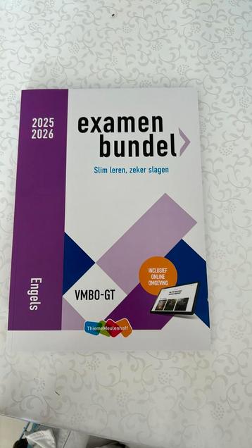 Examenbundel Engels vmbo-gt / mavo 2025-2026 beschikbaar voor biedingen