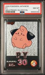 Cleffa 2000 Meiji Silver foil promo, Hobby en Vrije tijd, Verzamelkaartspellen | Pokémon, Foil, Losse kaart, Zo goed als nieuw