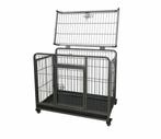 Hondenbench Strong Heavy Duty met Opvangplaat en wieltjes, Ophalen of Verzenden, Nieuw