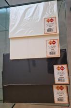 kaarten nieuw ecru ivory / zwart card deco, Ophalen of Verzenden, Nieuw, Overige thema's, Blanco kaart of Basiskaart