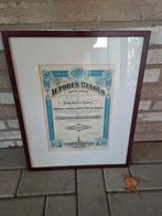 Oude Autobus Belgues Aandeel, Postzegels en Munten, Ophalen, Voor 1920, Aandeel