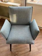 Zes eetkamerstoelen van mobitec, Huis en Inrichting, Ophalen, Blauw, Zo goed als nieuw, Stof