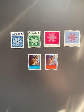 6 Canada Postzegels - Postfris beschikbaar voor biedingen