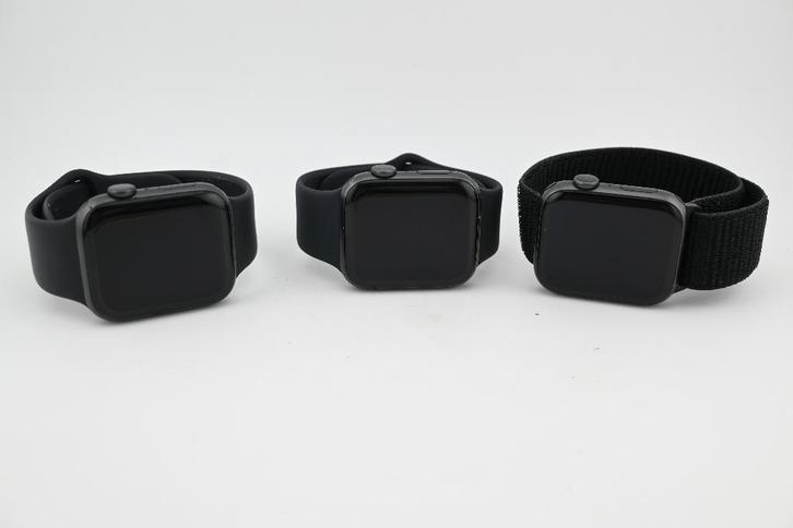 Apple Watch 6 44MM GPS 32GB Batterij 100%, Sieraden, Tassen en Uiterlijk, Sporthorloges, Zo goed als nieuw, iOS, Zwart, GPS, Ophalen of Verzenden