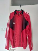 Vintage adidas jack maat L, Kleding | Heren, Sportkleding, Ophalen of Verzenden, Zo goed als nieuw, Adidas, Rood