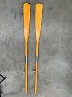 2 houten deelbare peddels, Ophalen, Gebruikt