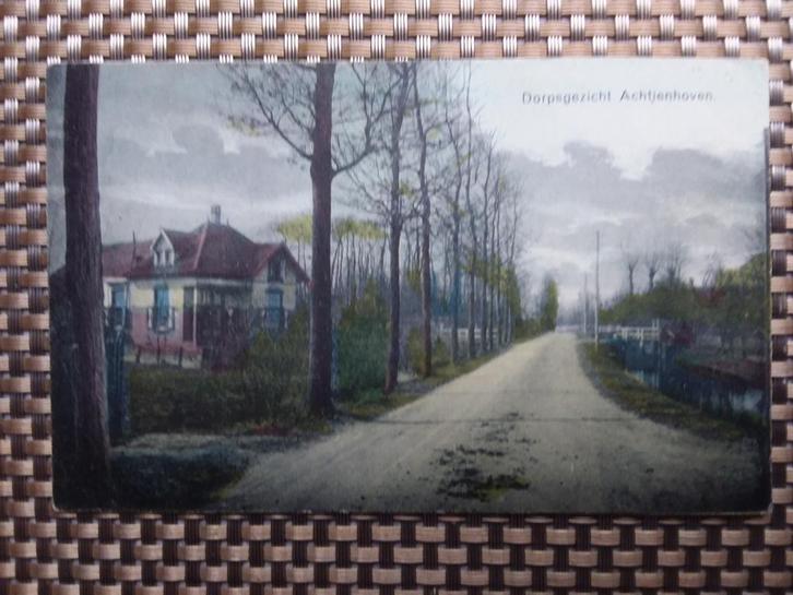 Ansichtkaart Dorpsgezicht Achtienhoven - 1907, Verzamelen, Ansichtkaarten | Nederland, Gelopen, Voor 1920, Verzenden