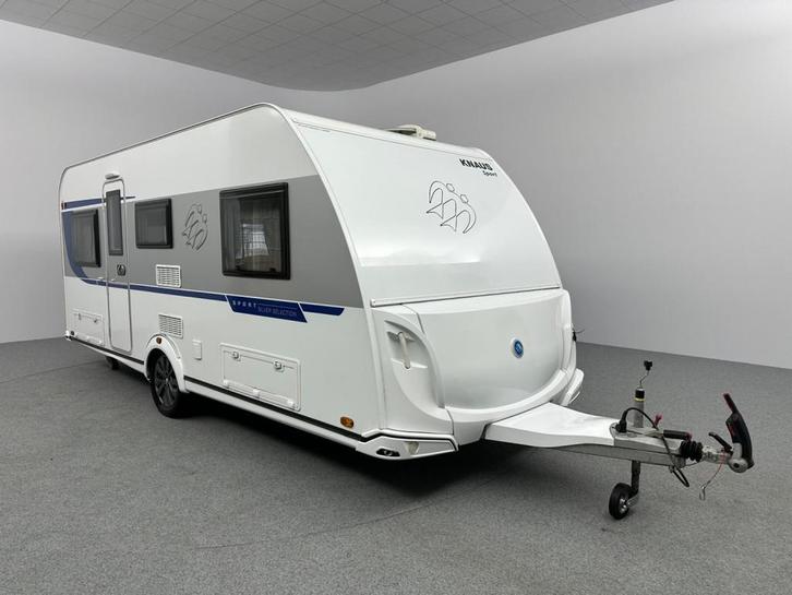 Knaus Sport 500 EU Silver Selection MOVER OOK INKOOP, Caravans en Kamperen, Caravans, Bedrijf, tot en met 4, 1000 - 1250 kg, Rondzit