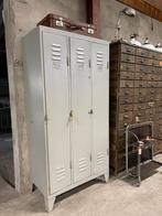 industriële locker kasten, robuust gebruikssporen, 3 deurs, Ophalen