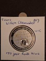 Verzilverde 5 euromunt 2017 Rode Kruis in UNC/FDC., Postzegels en Munten, Munten | Nederland, Ophalen of Verzenden, Euro's, Losse munt