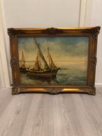 Grote oude klassieke schilderij vintage, Ophalen