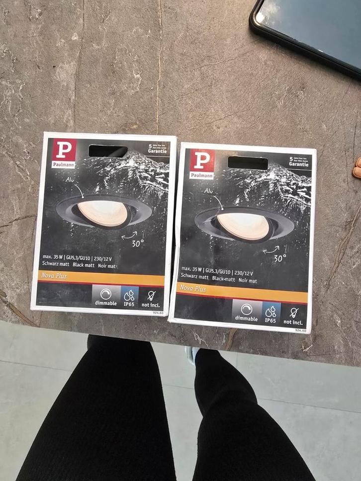 2 Paulmann Nova Plus Inbouwspots - Nieuw in doos, Huis en Inrichting, Lampen | Hanglampen, Nieuw, Minder dan 50 cm, Ophalen of Verzenden