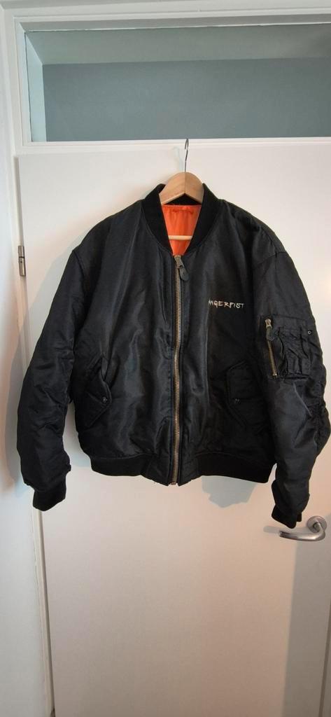 Angerfist mutilate bomberjack maat L Thunderdome, Kleding | Heren, Jassen | Winter, Nieuw, Zwart, Ophalen of Verzenden