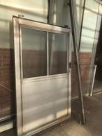 Aluminium schuur deur, Doe-het-zelf en Verbouw, Deuren en Horren, Ophalen, Gebruikt, 120 cm of meer, Minder dan 200 cm