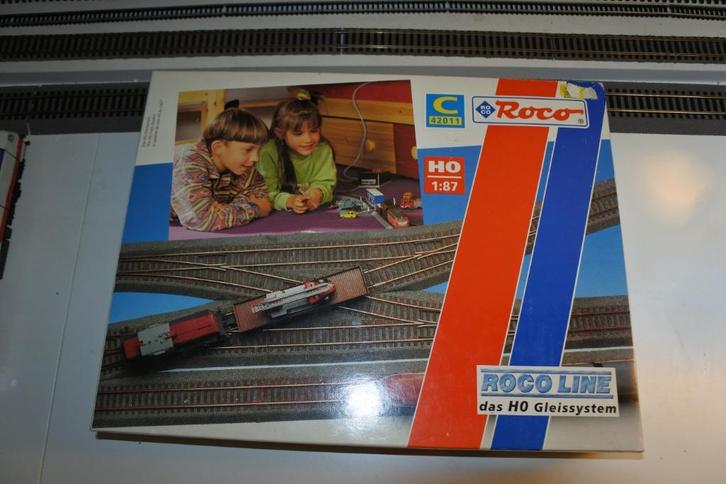 Roco 42011 Railset C ROCO-LINE met bedding, Hobby en Vrije tijd, Modeltreinen | H0, Nieuw, Rails, Gelijkstroom, Roco, Ophalen of Verzenden