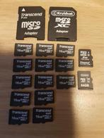 MicroSd kaartjes 1x 64GB 13x 16GB 1x 8GB 2x adapter SD kaart, Ophalen of Verzenden, Zo goed als nieuw, Fotocamera, MicroSD