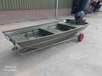 Alumacraft 1236 en Yamaha 9,9 pk met hand trailer, Watersport en Boten, Vis- en Consoleboten, Tot 10 pk, Aluminium, Ophalen of Verzenden