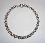 Ketting Zilver Jasseron Grof Choker, Sieraden, Tassen en Uiterlijk, Kettingen, Verzenden, Nieuw, Zilver, Zilver