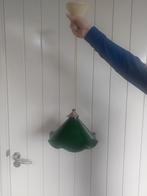 Retro hanglamp groen, Huis en Inrichting, Lampen | Hanglampen, Minder dan 50 cm, Gebruikt, Ophalen of Verzenden