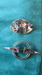 2 broches Mexico, Sieraden, Tassen en Uiterlijk, Broches, 4 tot 7 cm, Gebruikt, Overige kleuren, Ophalen of Verzenden