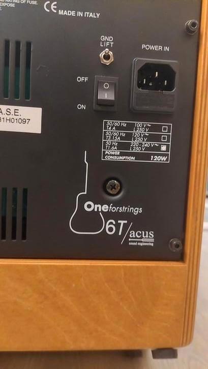 Acus One For Strings 6T Wood, Muziek en Instrumenten, Versterkers | Keyboard, Monitor en PA, Zo goed als nieuw, Minder dan 500 watt