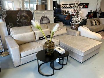 Luxe Velvet Loungebank Leco 270x200cm NIEUW - Uniek