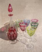 Zes 22cm hoge Verrept glazen Val Saint Lambert, Ophalen