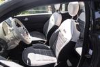 Fiat 500C 1.2 Lounge 2019 GRIJS | Cabrio | Navigatie | Airco, Auto's, Voorwielaandrijving, Gebruikt, 4 cilinders, Cabriolet