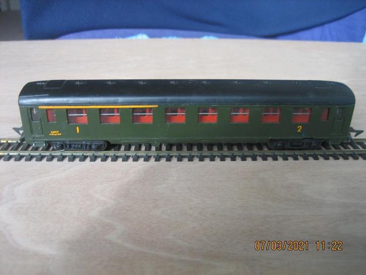 Jouef Ho rijtuigen  en treinviadukt, Hobby en Vrije tijd, Modeltreinen | H0, Gebruikt, Overige typen, Gelijkstroom, Jouef, Ophalen of Verzenden