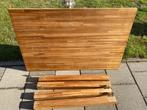 Massief houten tafel, Huis en Inrichting, Ophalen, 100 tot 150 cm, Eikenhout, 50 tot 100 cm