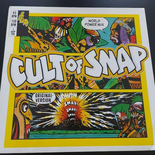 12 inch Maxisingel Snap - Cult Of Snap (1990), Cd's en Dvd's, Vinyl Singles, Maxi-single, Dance, 12 inch, Ophalen of Verzenden